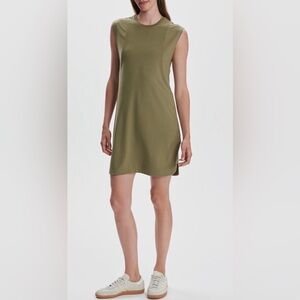 NWT. Varley. Naples Dress 31.5. Dusky Green. Size Medium.